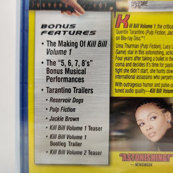 Kill Bill Vol. 1 (Blu-ray Disc, 2008) Quentin Tarantino Uma Thurman New Sealed - Picture 7 of 9